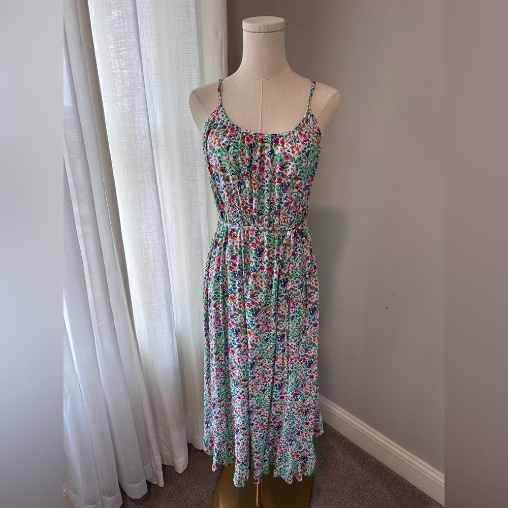 J.Crew Ruffle Midi Dress